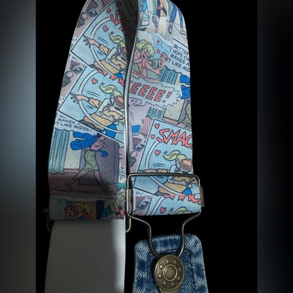 Betty & Veronica Denim Overalls with short cut - Picture 4 of 10